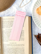 Library Card Tracker | Bookmark