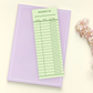 Library Card (Green) | Bookmark