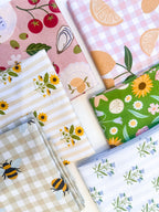 Lemon Gingham | Tea Towel