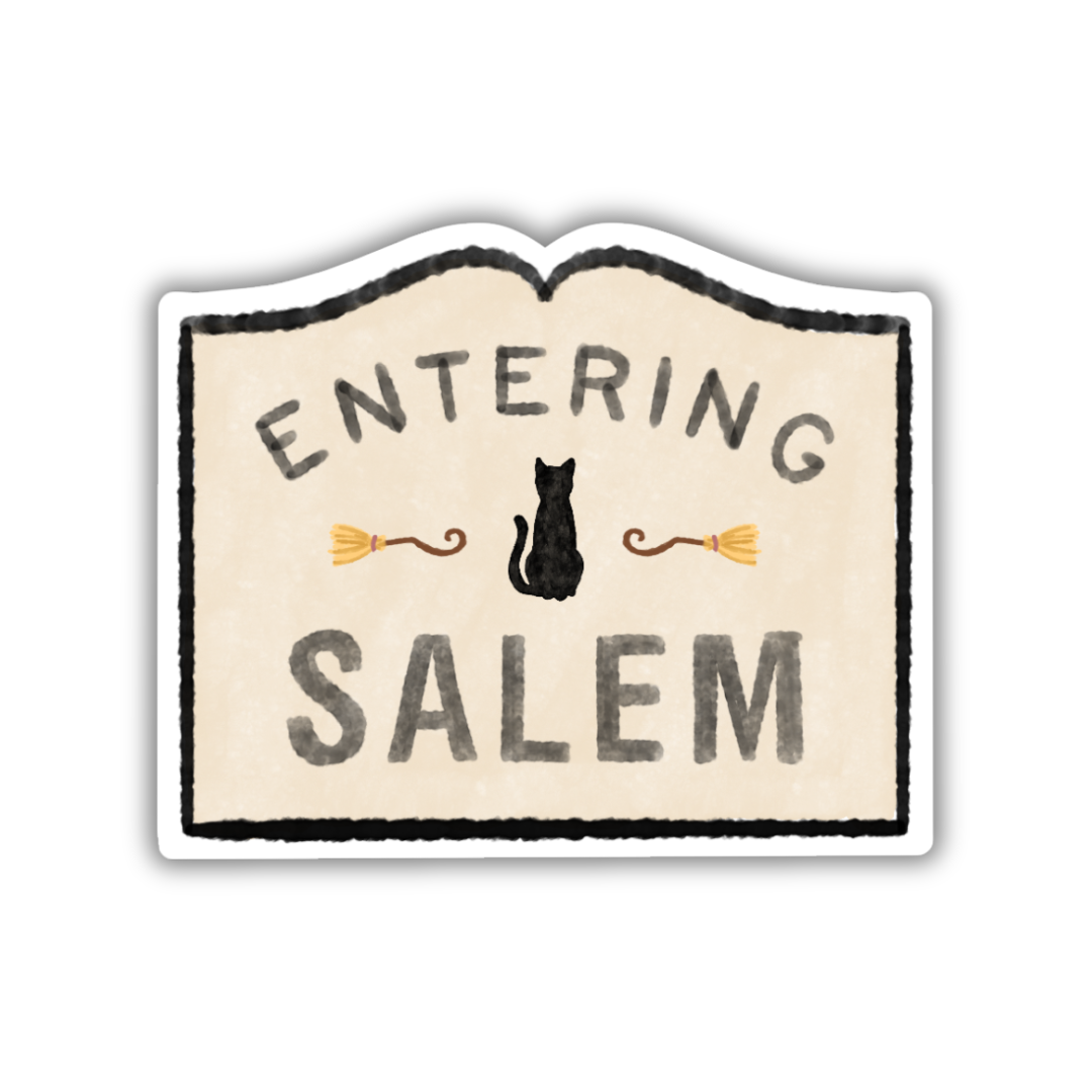 Entering Salem | Sticker 3"