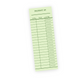 Library Card (Green) | Bookmark