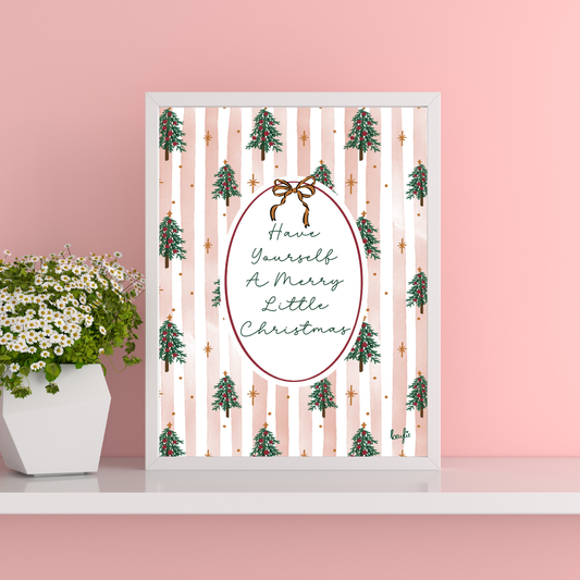 Merry Little Christmas | Art Print