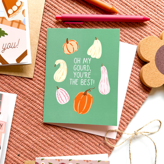 Oh My Gourd | Greeting Card