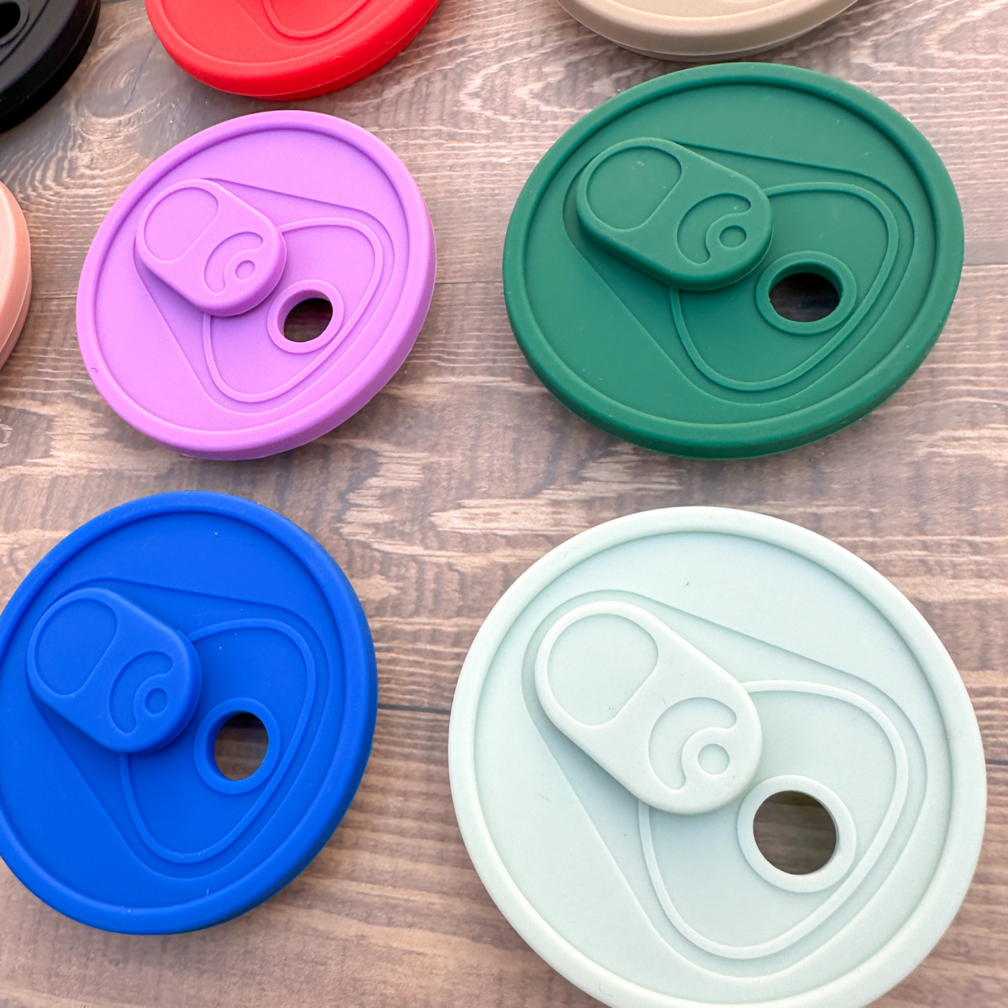 Silicone Lids| FROSTED Glass Cans