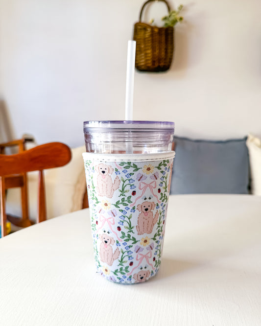 Golden Retrievers | Reusable Coffee Sleeve