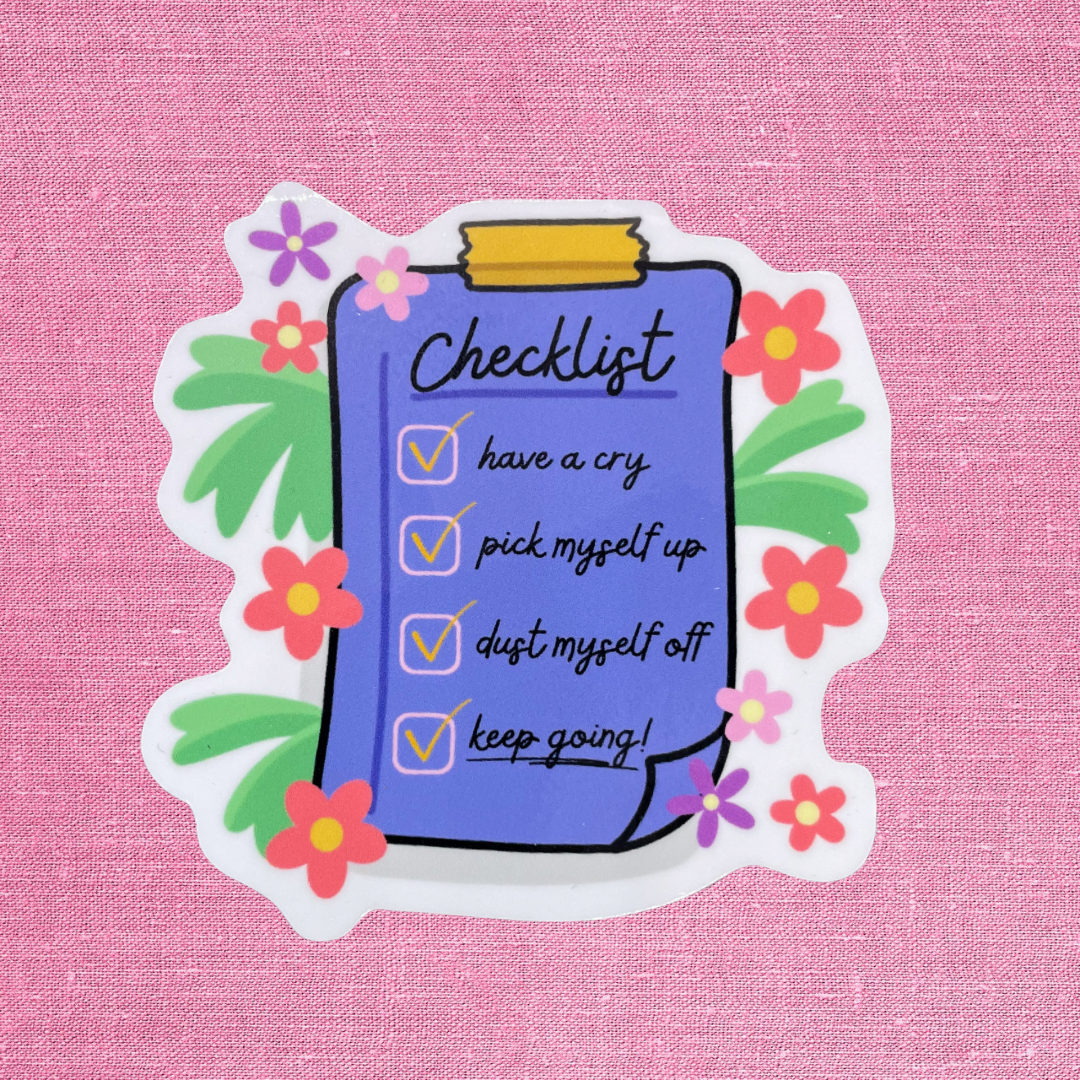 Checklist Sticker