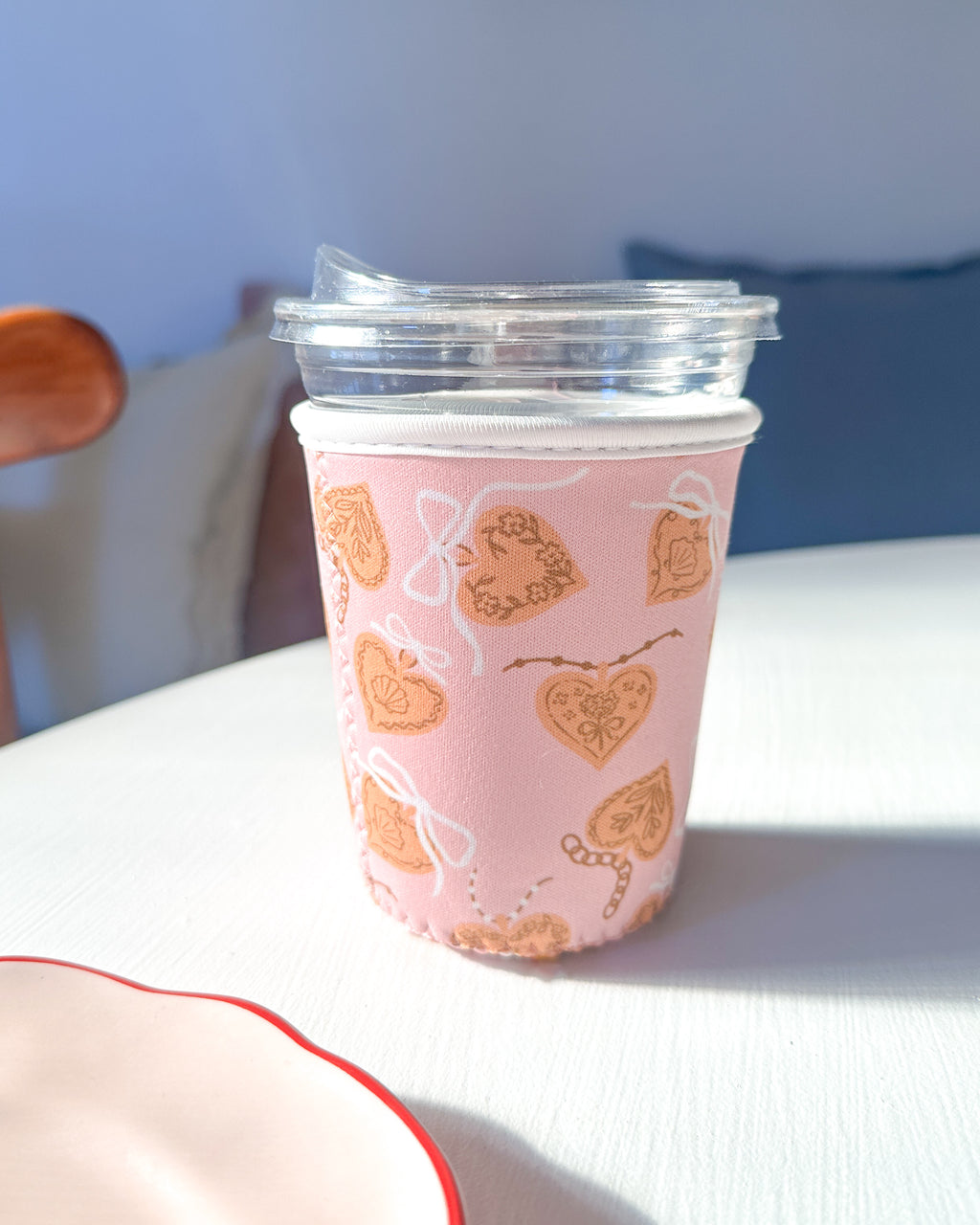 Heart Lockets | Reusable Coffee Sleeve