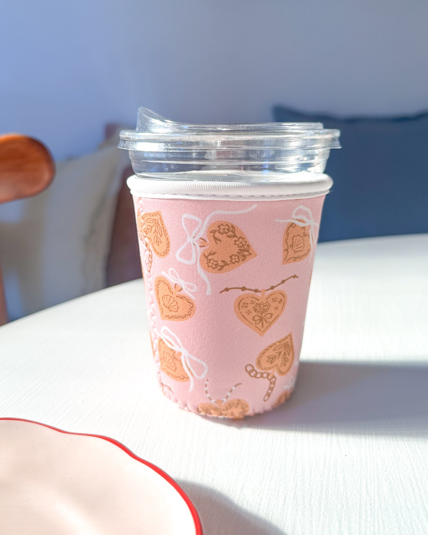 Heart Lockets | Reusable Coffee Sleeve