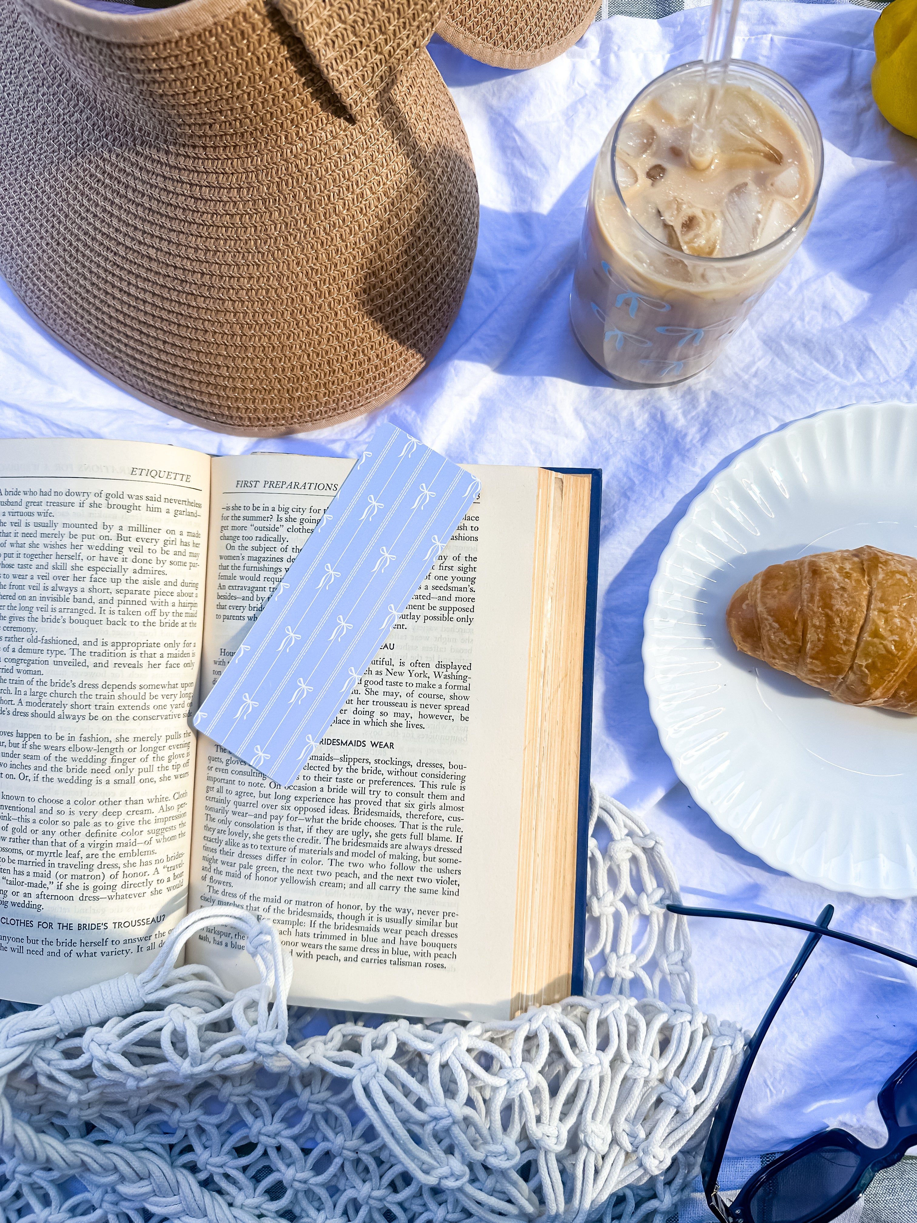 Blue Bows | Bookmark