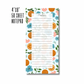 Orange Grove  Notepad | 4”x8” 50 Sheets