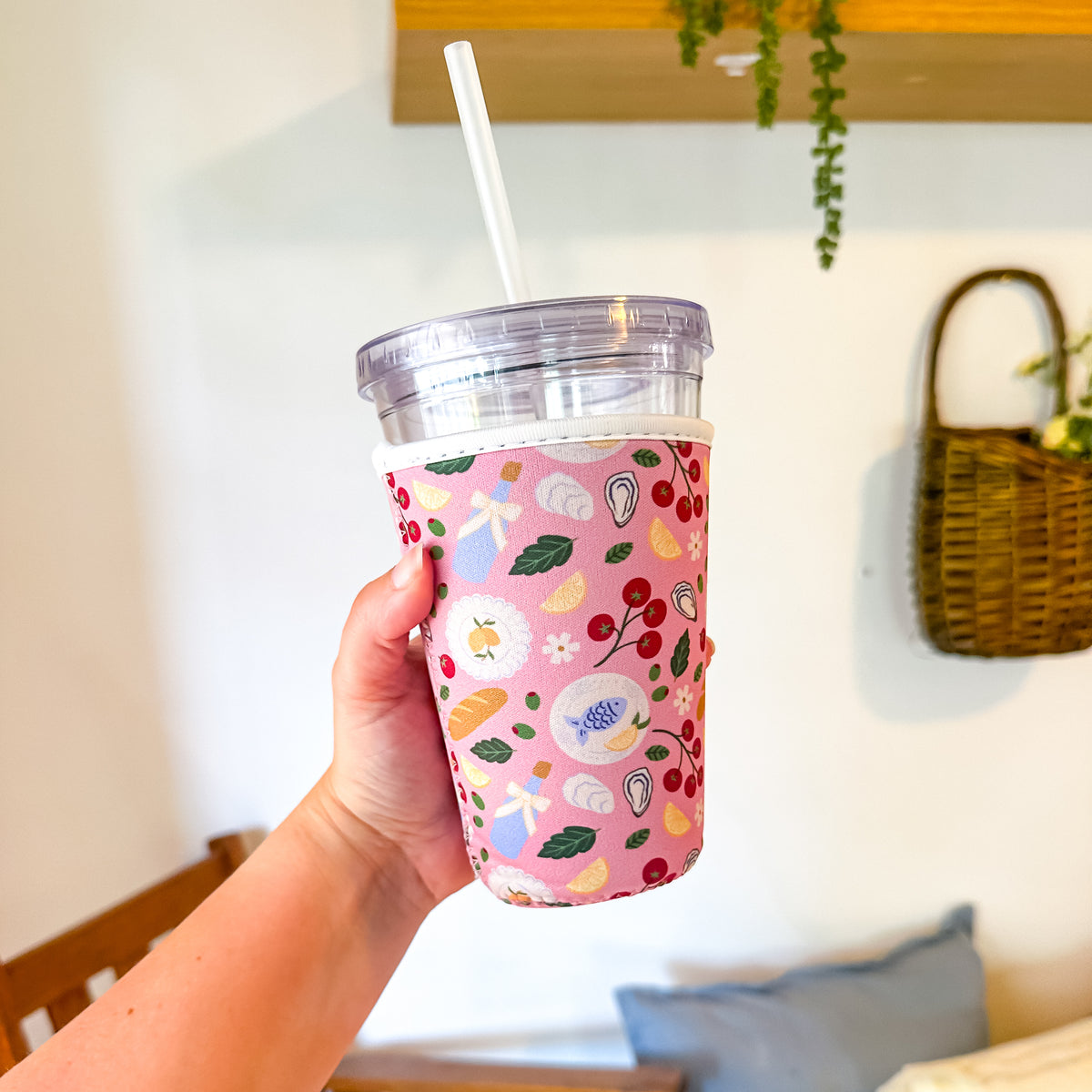 Mediterranean Summer | Reusable Coffee Sleeve