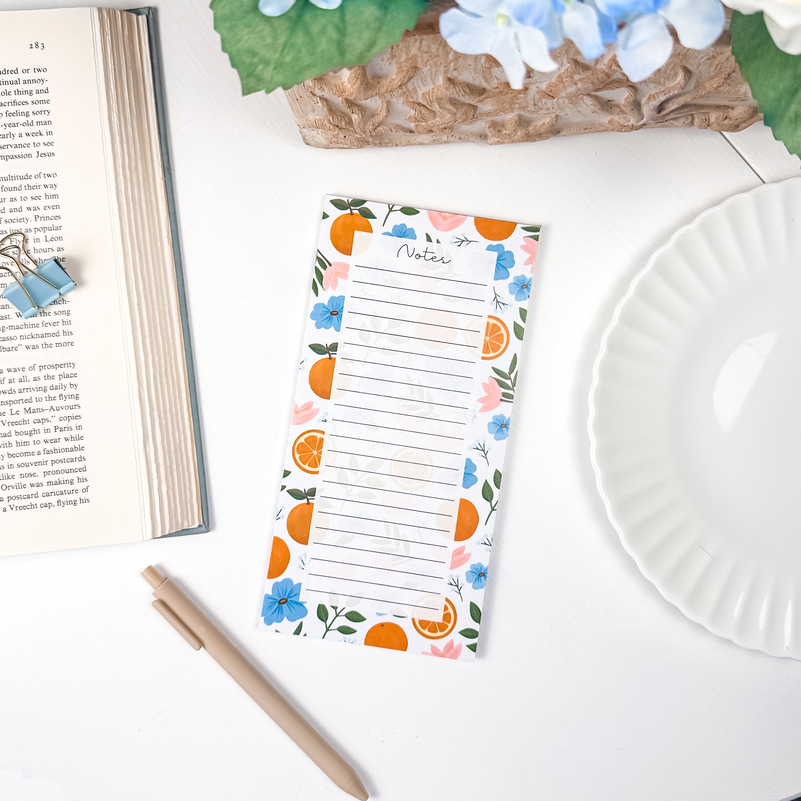 Orange Grove  Notepad | 4”x8” 50 Sheets