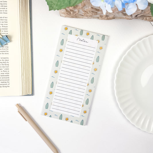 Surfs Up Notepad | 4”x8” 50 Sheets