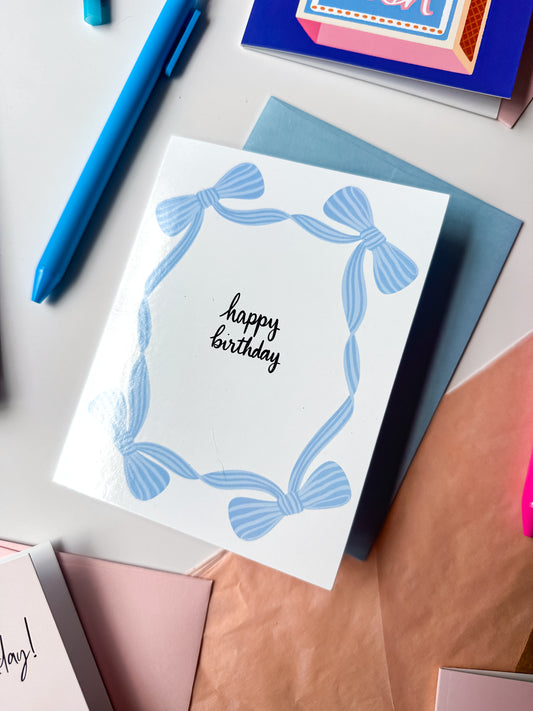 Birthday Bows | Greeting Card