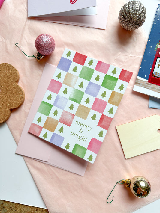 Merry + Bright | Greeting Card