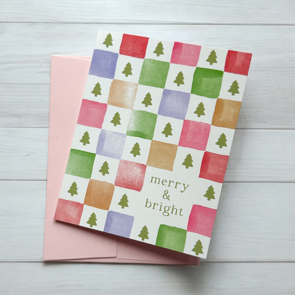 Merry + Bright | Greeting Card