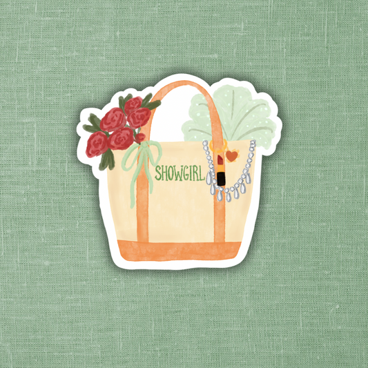 Showgirl Tote | Sticker 3"