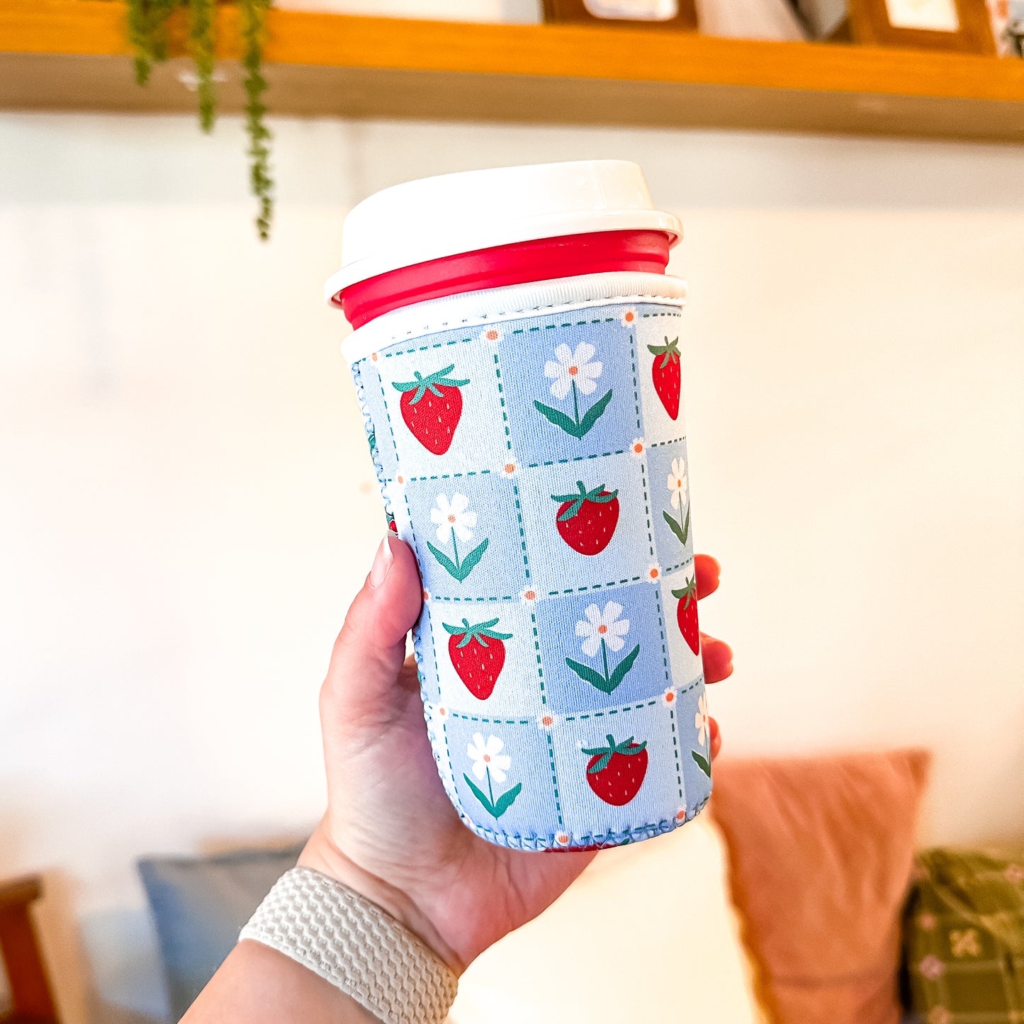 Strawberry Fields | Coffee Sleeve