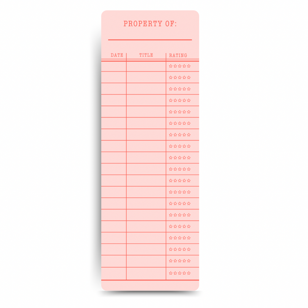 Library Card Tracker | Bookmark