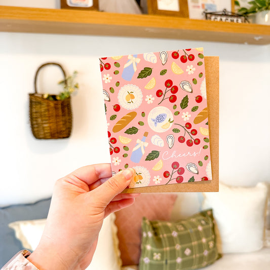 Cheers Mediterranean Summer | Greeting Card