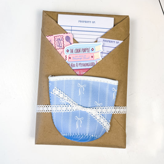 Miss Americana Bookish Gift Set | Notepad, Bookmarks, & Coffee Sleeve