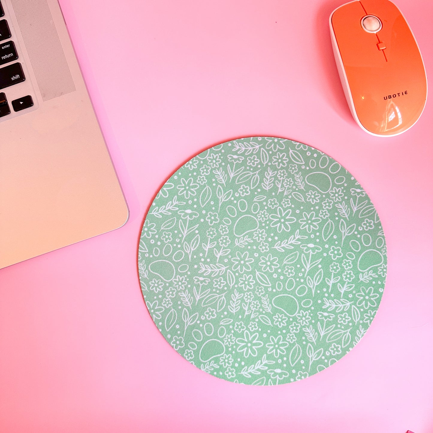 Floral Paws | Mouse Pad