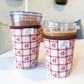 Marigold Plaid | Reusable Coffee Sleeve