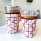 Marigold Plaid | Reusable Coffee Sleeve