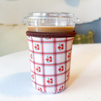 Marigold Plaid | Reusable Coffee Sleeve