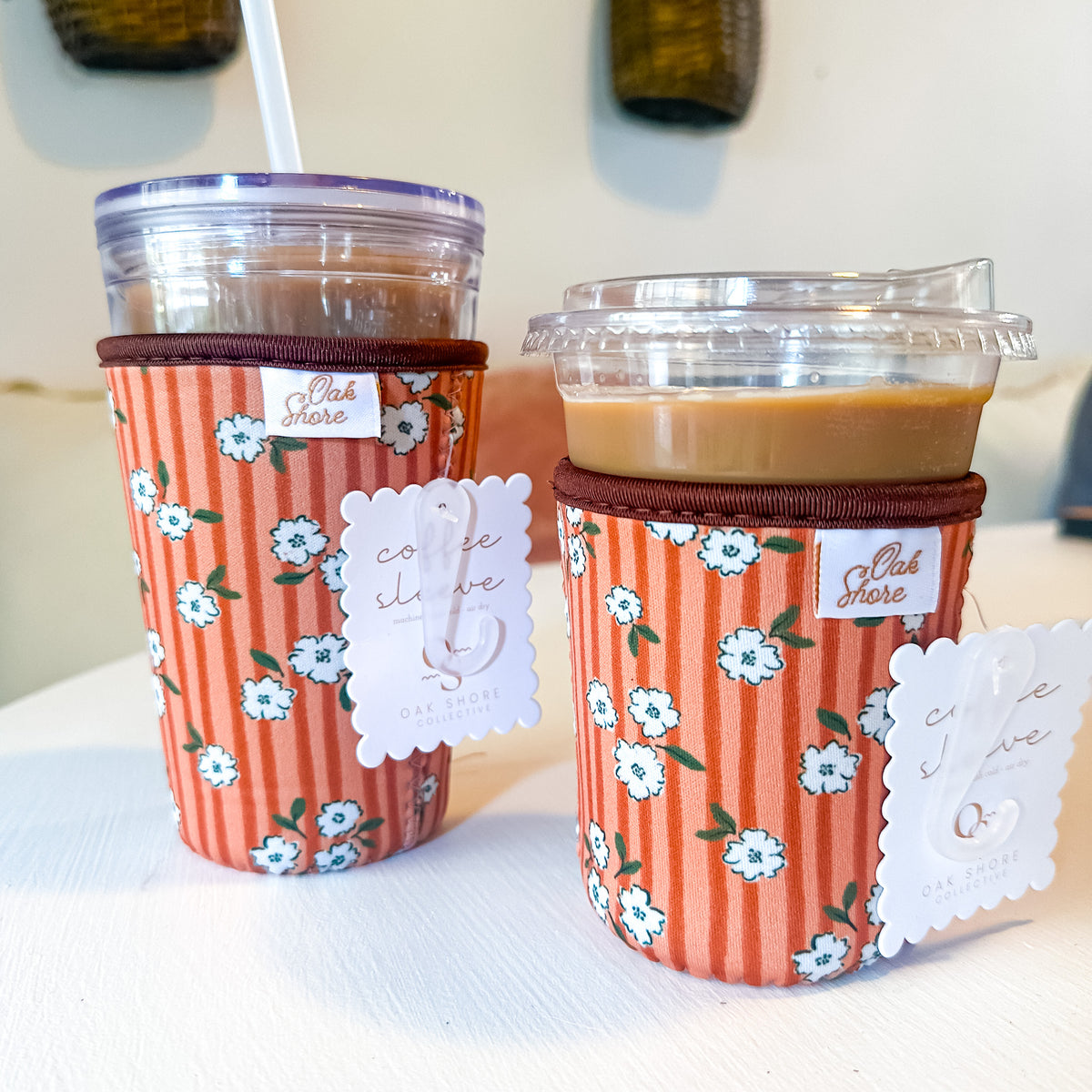 Autumn Blossom | Reusable Coffee Sleeve
