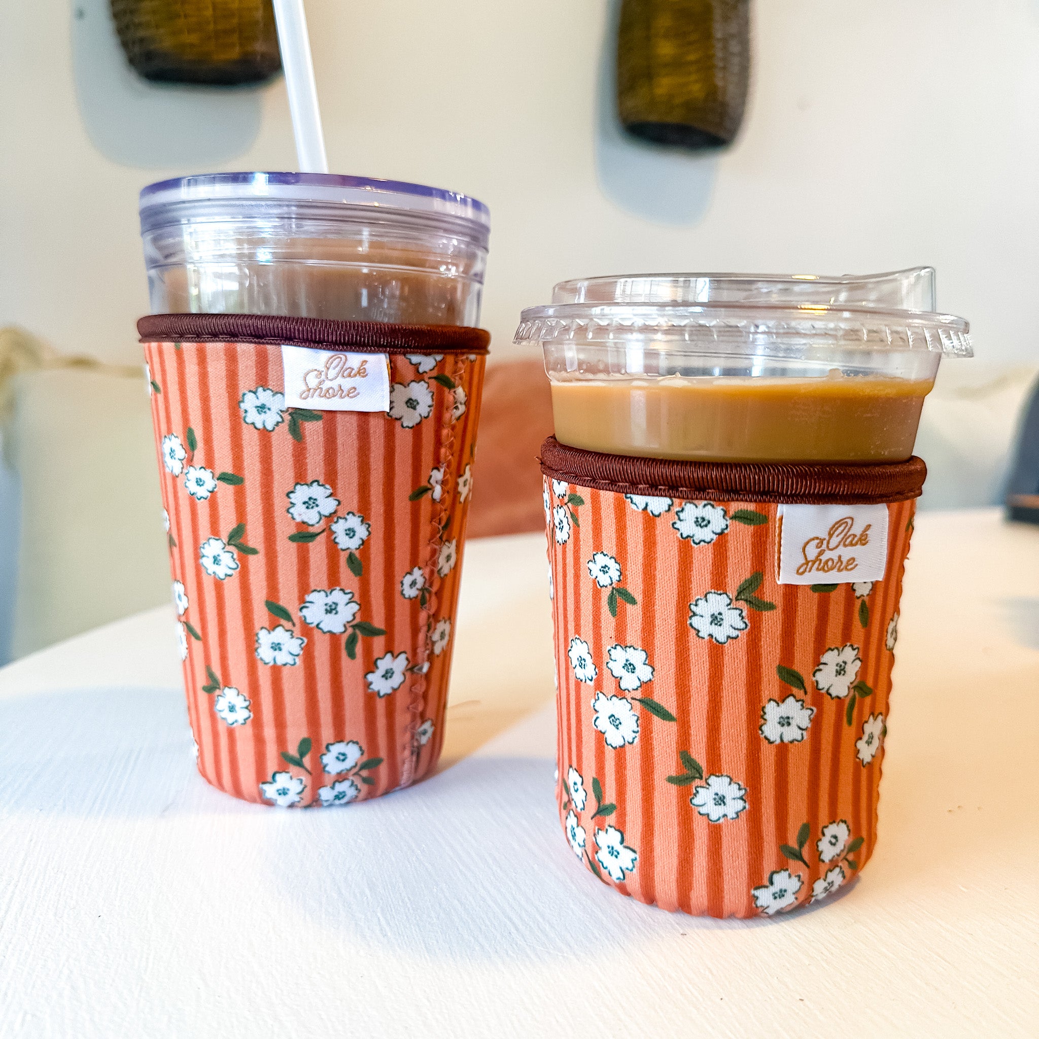 Autumn Blossom | Reusable Coffee Sleeve