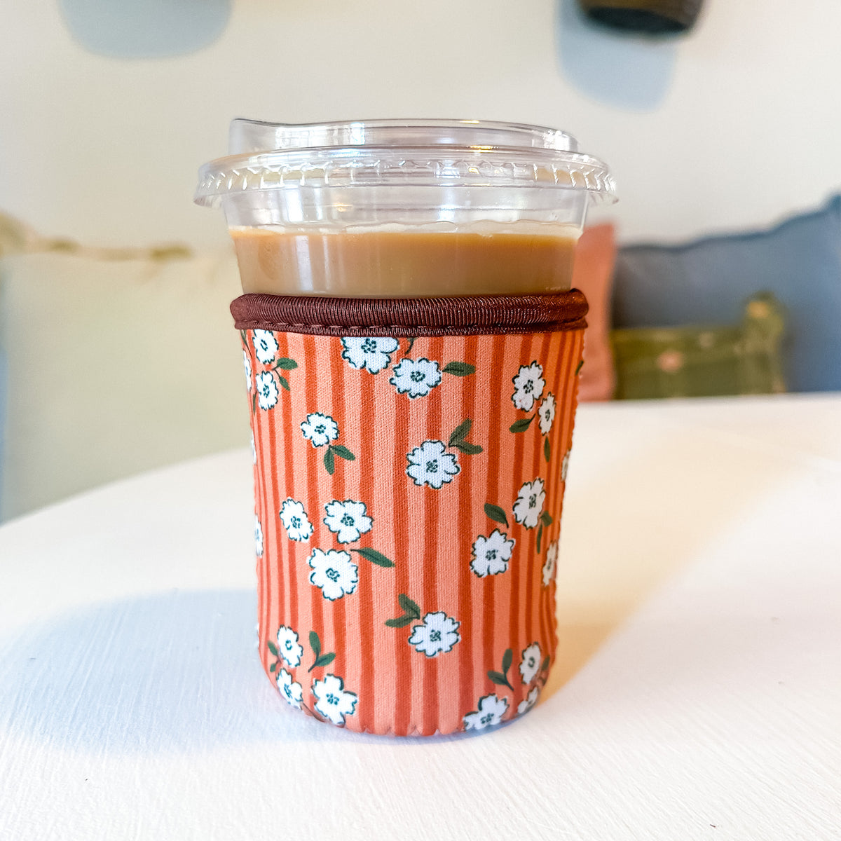 Autumn Blossom | Reusable Coffee Sleeve