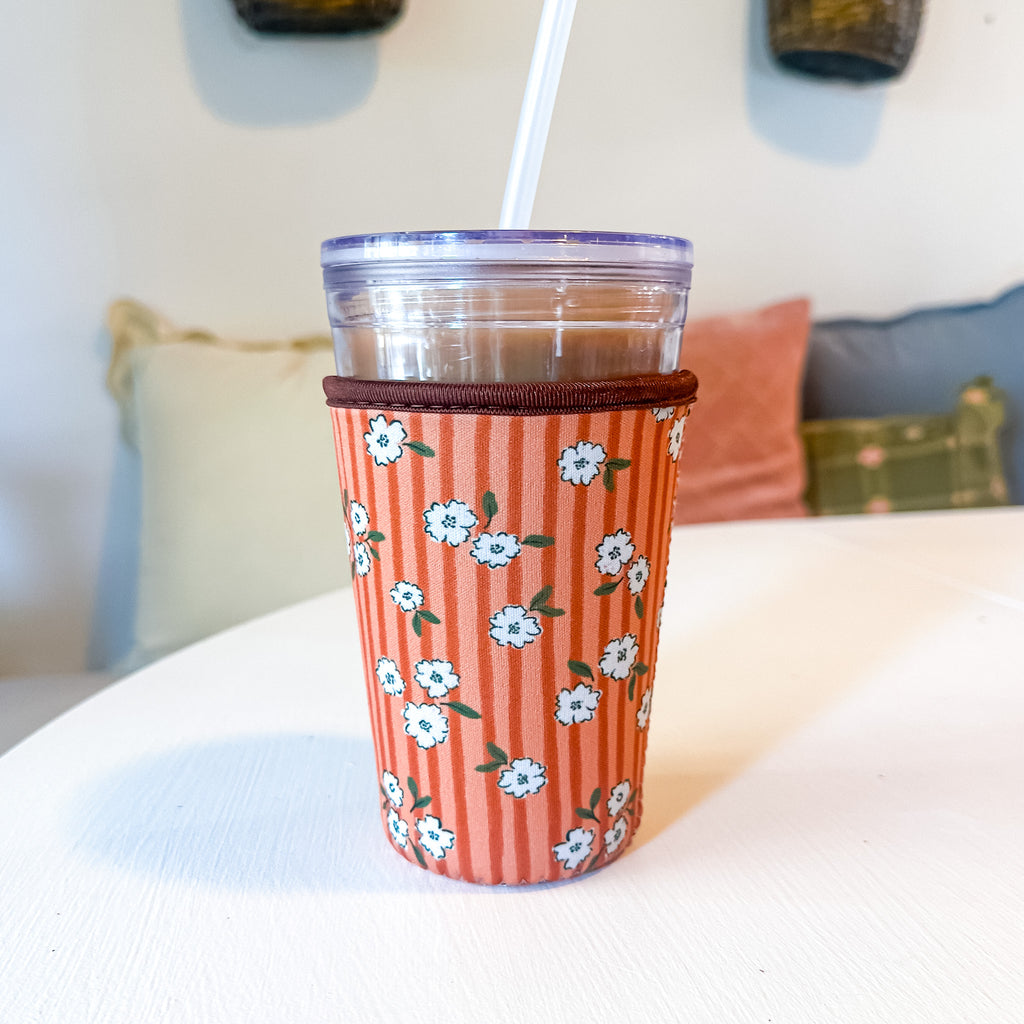 Autumn Blossom | Reusable Coffee Sleeve