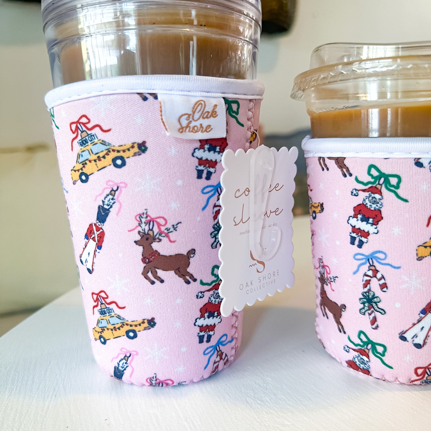 Rockin' Christmas| Reusable Coffee Sleeve