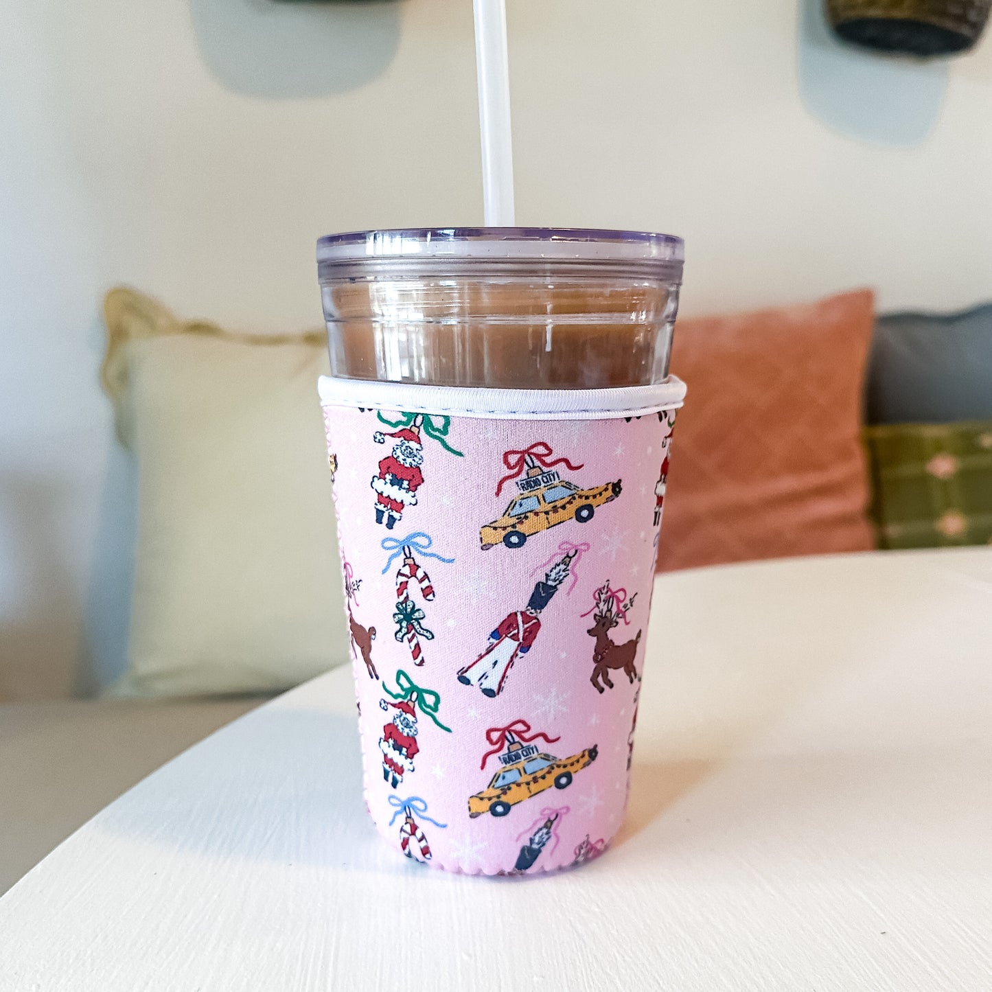 Rockin' Christmas| Reusable Coffee Sleeve