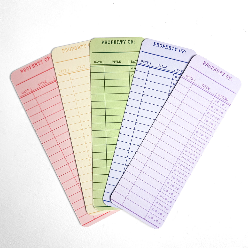 Library Card Tracker | Bookmark