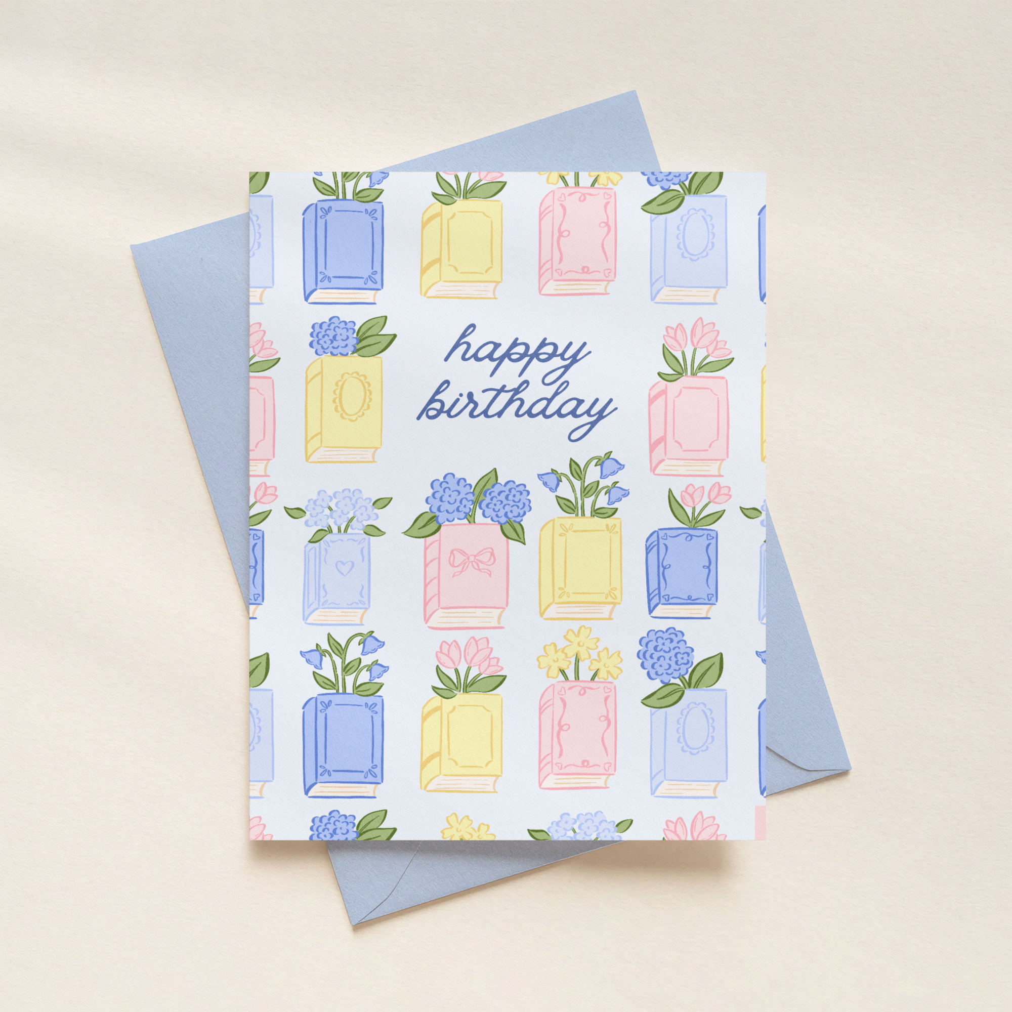 Bookish Happy Birthday | Greeting Card