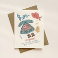 American Pioneer Girl Birthday | Greeting Card