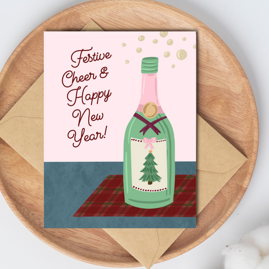 Festive Cheer and Happy New Year | Greeting Card