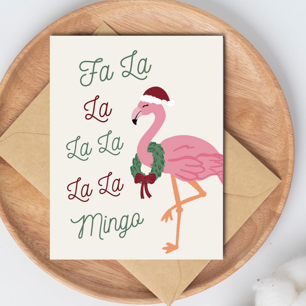 Fa La La Mingo | Greeting Card