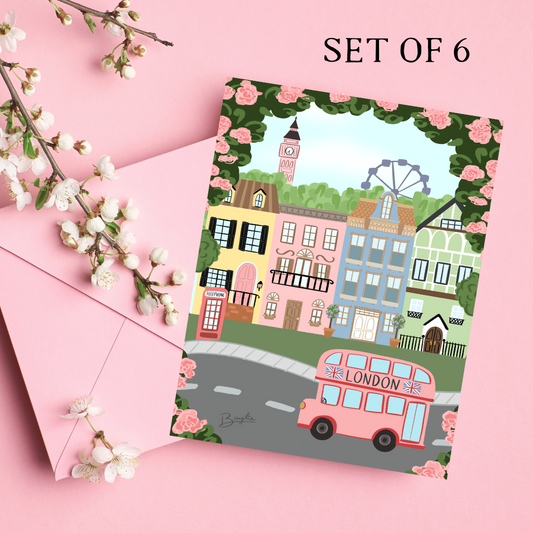 Rose Colored London | Note Card Set