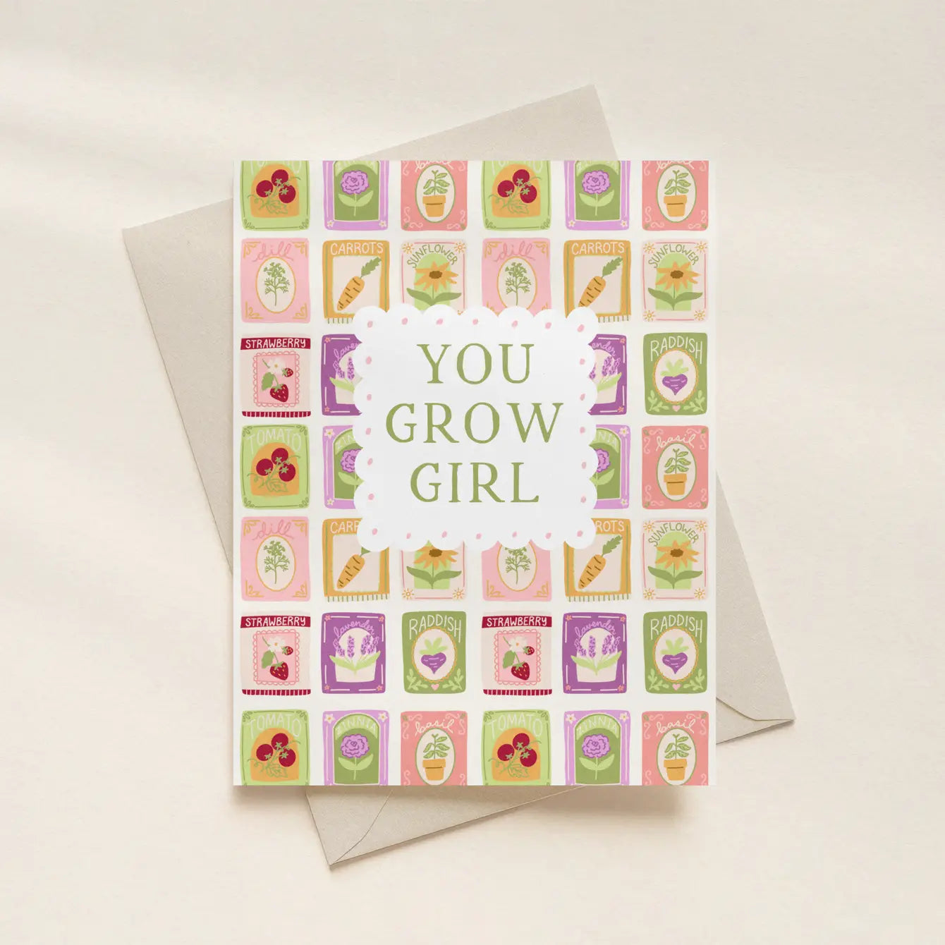 You Grow Girl | Greeting Card