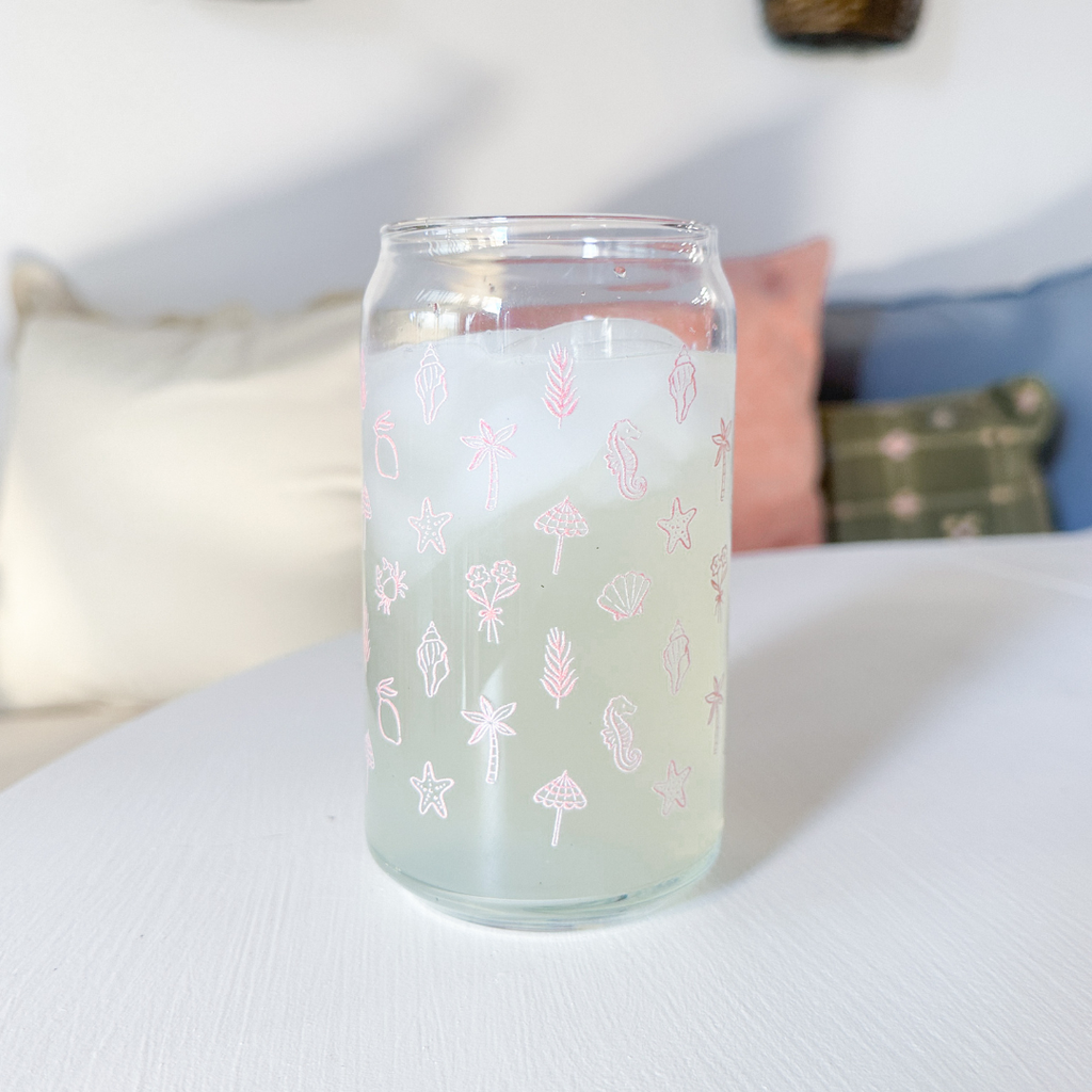 East Coast Summer | Glass Tumbler