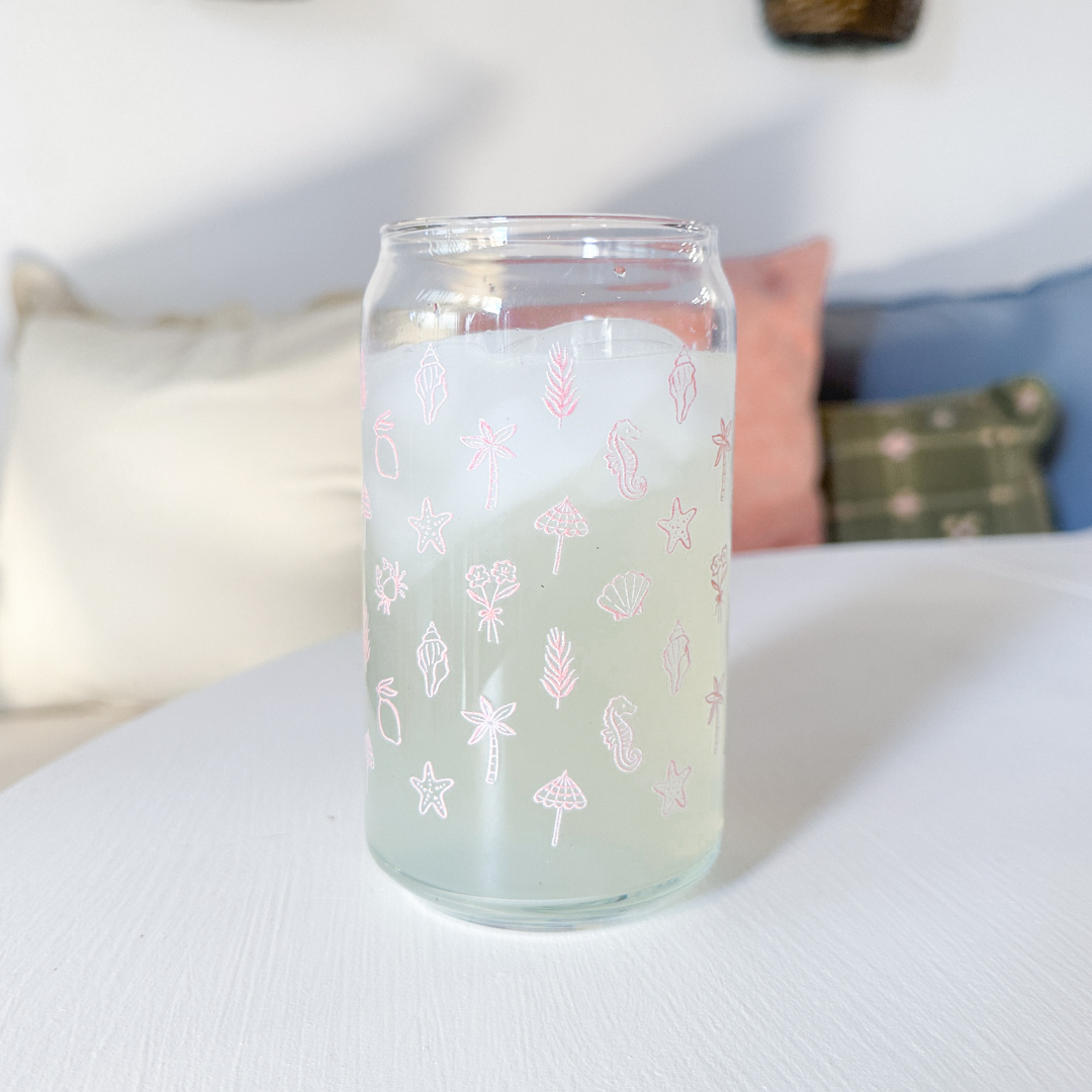 East Coast Summer | Glass Tumbler
