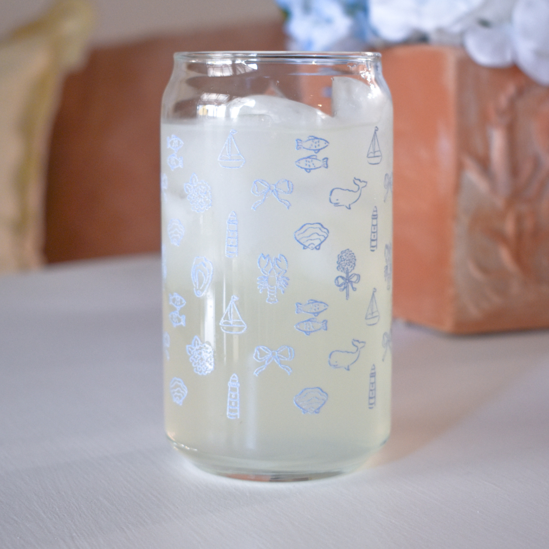 New England Summer | Glass Tumbler