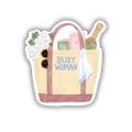 Busy Woman Tote | Sticker 3"