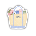 TBR Book Tote | Sticker 3"