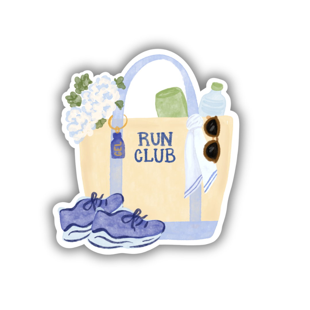 Run Club Tote | Sticker 3"