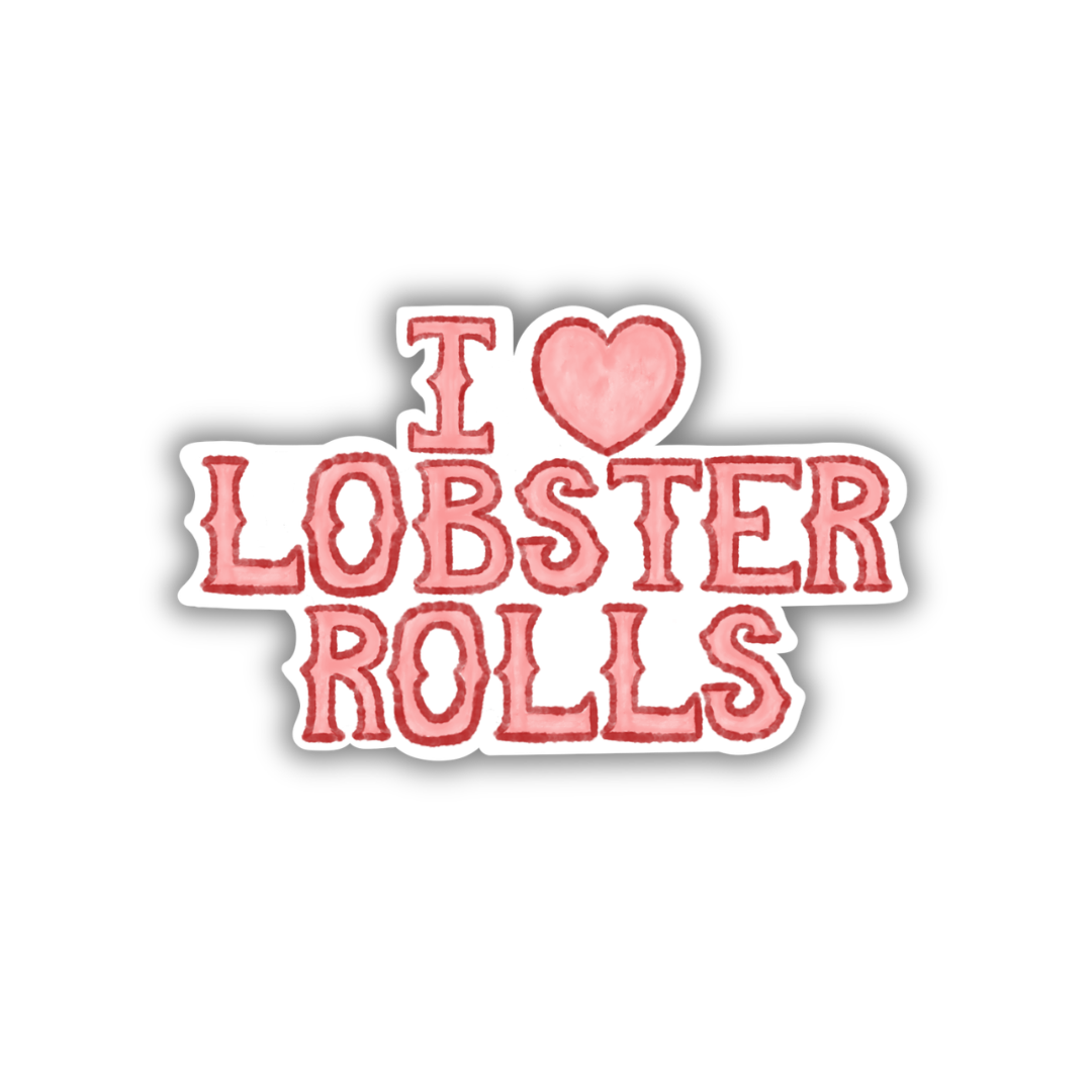 I Love Lobster Rolls | Sticker 3"